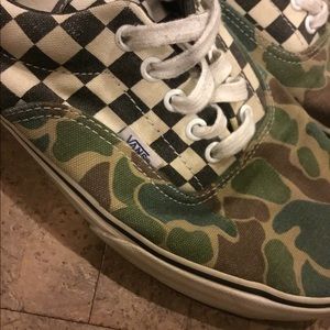 vans era checkerboard camo vans era checkerboard camo